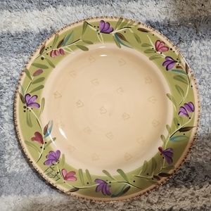 Bella Ceramica Pastis ( floral)Dinner Plate 11 5/8"